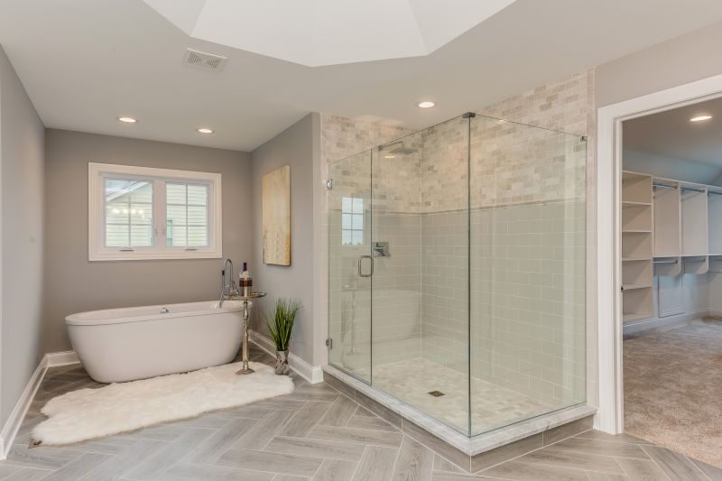 Walk-In Shower with Modern Finishes