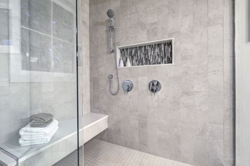 Shower with Corner Bench